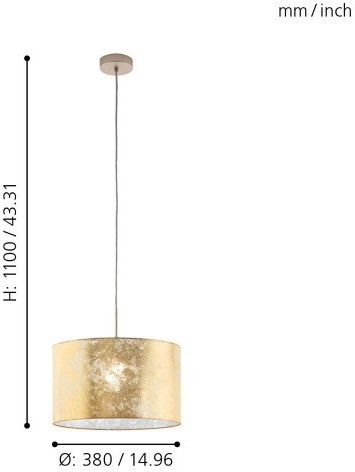 Подвесной светильник Eglo 97643