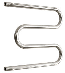 Полотенцесушитель водяной ДВИН M М-образный 50/60 c полкой, полированный (4627086010806)