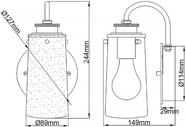 Бра Kichler QN-BRAELYN1-BB