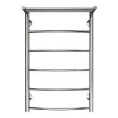 Полотенцесушитель водяной AZARIO VERONA 500/800 с полкой, 5 секций, нижнее/диагональное подключение,
