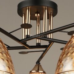Потолочная люстра Reluce 03674-0.3-05 BK+FG