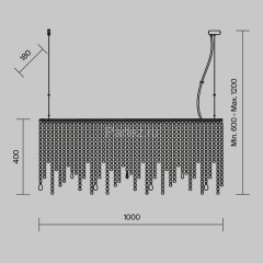Подвесная люстра Maytoni DIA002PL-05CH