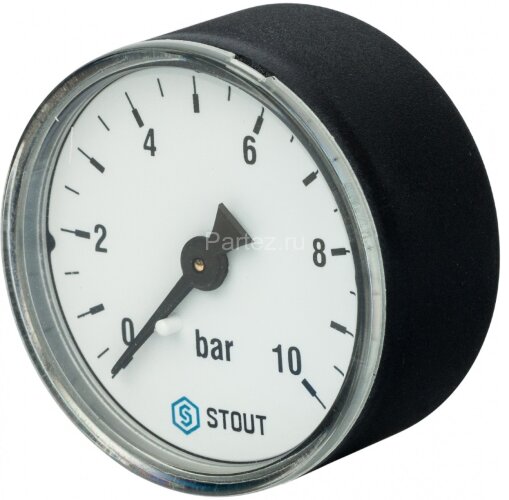 Манометр акс. D63 мм 10 бар 1/4" STOUT