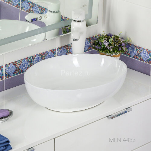 Накладная раковина melana mln-a433