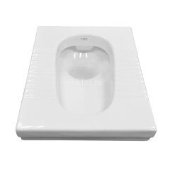 Унитаз напольный "Чаша Генуя" Creo Ceramique 525х405х220 мм, с гидрозатвором (SQ9100)