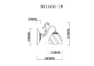 Бра MyFar MR1660-1W