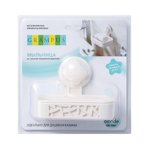 Мыльница Fixsen Grampus, Белый (GR-7087)