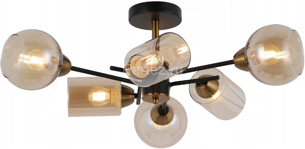 Потолочная люстра ILLUMICO IL8243-6COU-79 BK GD