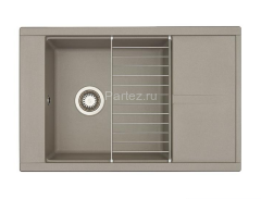 Кухонная мойка AQUATON Делия 78, серый шелк (1A715132DE250)