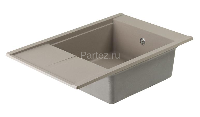 Кухонная мойка AQUATON Делия 78, серый шелк (1A715132DE250)