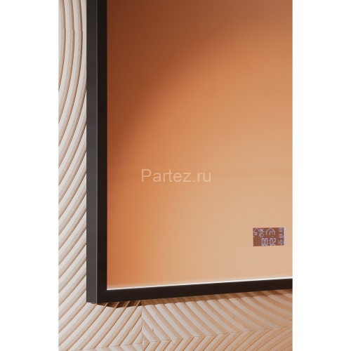 Зеркало AZARIO Эдисон - МЕТЕО 800х600 с подсветкой, бесконтактный сенсор с функцией диммера, погодны