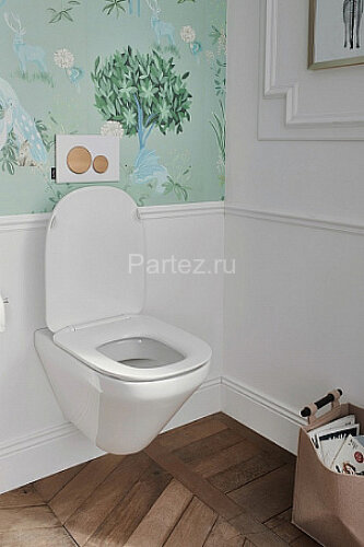 Сиденье для унитаза Jacob Delafon Modern Life с микролифтом, белое (E77168-0)