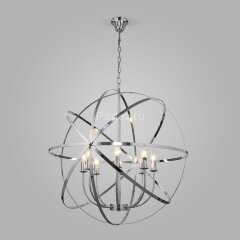 Подвесная люстра Eurosvet 60139/8 хром