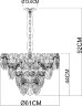 Подвесная люстра Arte Lamp A4078LM-9CC