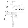 Смеситель Lemark Plus Shape LM1706C для раковины