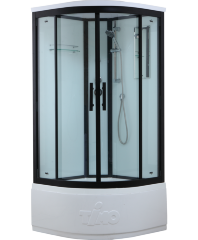 Timo Standart T-6600 Black душевая кабина (100*100*220), шт