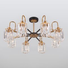 Потолочная люстра Eurosvet 70090/8 черный