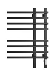 Полотенцесушитель электрический ДВИН LX plaza neo 80/50 К диммер квадрат, чёрный матовый (4657771770