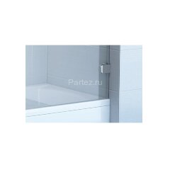 Шторка для ванны распашная Ravak BVS2 100х150 цвет профиля хром (7ULA0A00Z1)