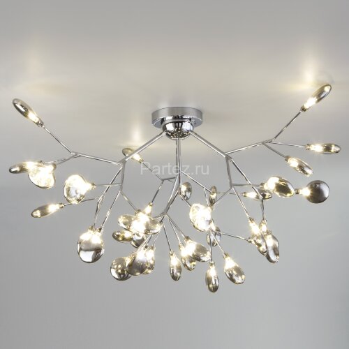 Потолочная люстра Bogate's 556 хром / дымчатый