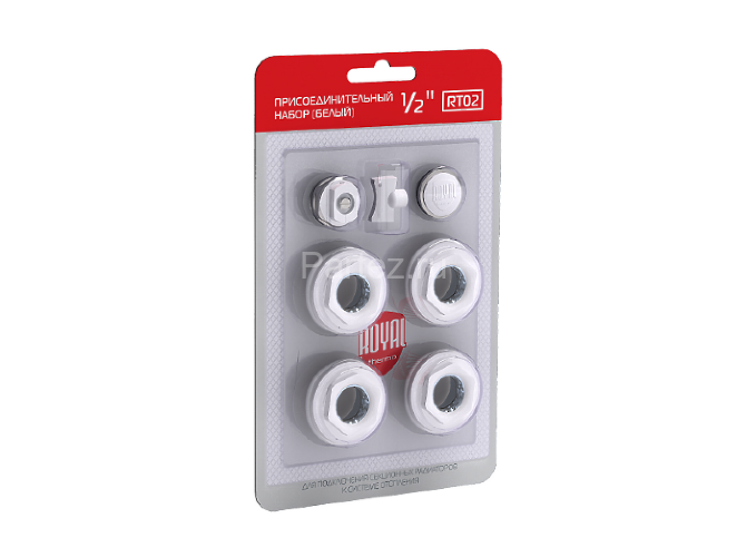 Набор присоединительный Royal Thermo 1/2'' white
