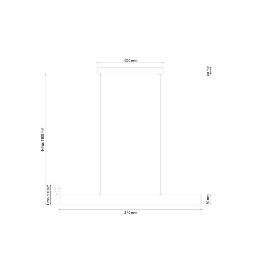 Подвесной светильник Lucia Tucci AERO 206.30 bianco LED