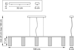 Подвесная люстра Lightstar 718053