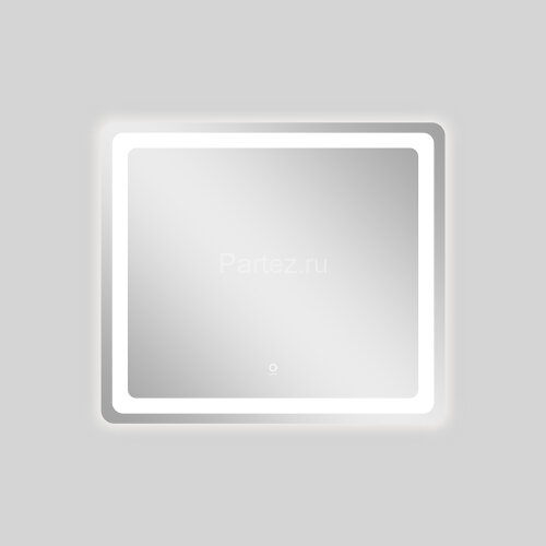 Зеркало AZARIO Dallas 800х700 с подсветкой, сенсорный выключатель с функцией диммера, подогрев (AZ-Z