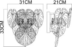 Бра Arte Lamp A4078AP-2CC