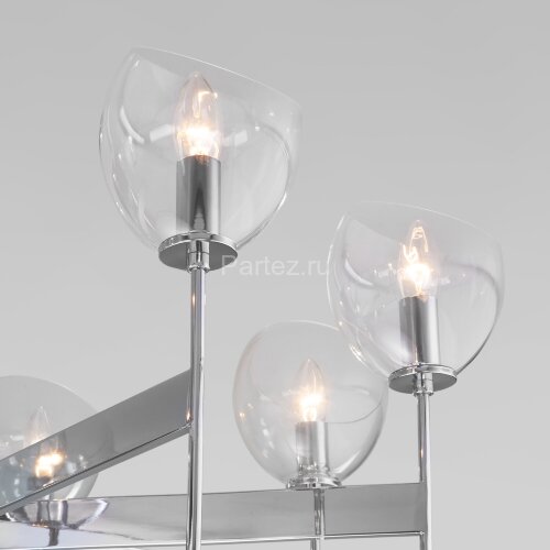 Потолочная люстра Eurosvet 60130/8 хром Smart