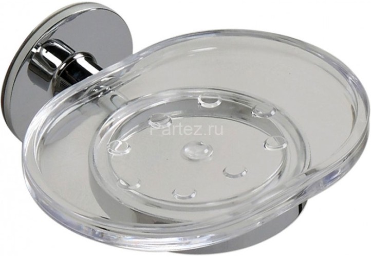 Мыльница Fixsen Round, Хром (FX-92108)