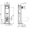 Инсталляция для подвесного унитаза Ideal Standard PROSYS ECO FRAME M (E2332промо)