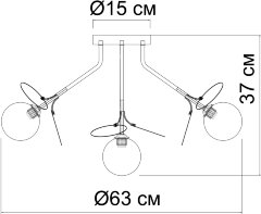 Потолочная люстра Arte Lamp A1369PL-7SG