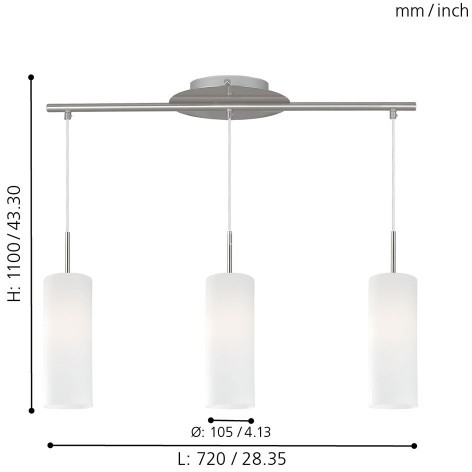 Подвесной светильник Eglo 85978