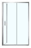 Душевое ограждение AZARIO 1200х800х2000, БЕЗ ПОДДОНА, прозрачное стекло 6 мм, открывание направо, цвет профиля серебро (AZ-ND1131 R 1200)