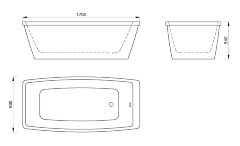 Акриловая ванна Gemy G9229