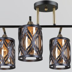 Потолочная люстра Reluce 05942-0.3-06 BK+COP