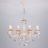 Подвесная люстра Eurosvet 3281/8 белый с золотом