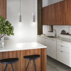 Подвесной светильник Eurosvet 50135/1 LED хром / черный