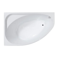 Ванна акриловая VAGNERPLAST HAPI асимметричная 170х110 см, левая, белая (VPBA170HAP3LX-04)