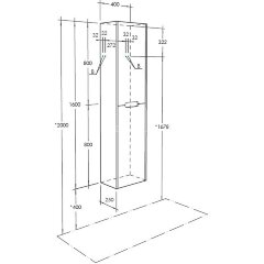 Пенал подвесной AQUATON Оливия 40 подвесной Грей/Дуб Ойстер (1A254603OLUG0)