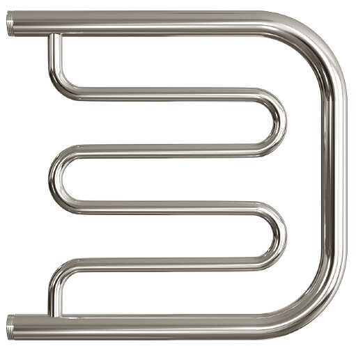 Полотенцесушитель водяной ДВИН D фокстрот 50/50 без полки, полированный (4627085890232)