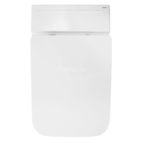 Унитаз импульсный Azario 360х590х440 напольный, квадратный, быстросъемное сиденье микролифт (AZ-101)