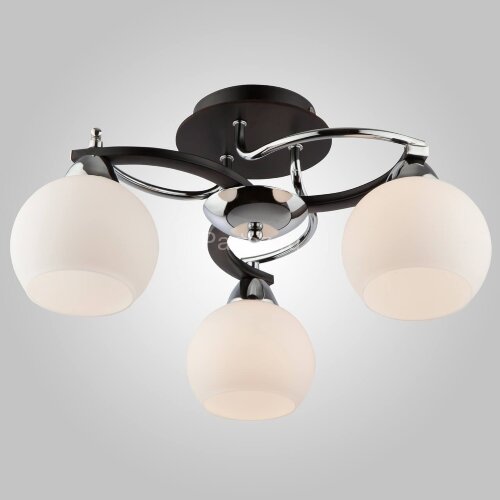 Потолочная люстра Eurosvet 9654/3 хром / венге