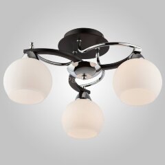 Потолочная люстра Eurosvet 9654/3 хром / венге