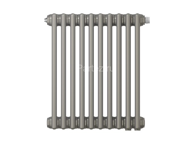Радиатор трубчатый Zehnder Charleston Retrofit 3057, 12 сек.1/2 ниж.подк. 0325 TL (кроншт.в компл)
