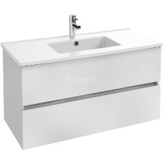 Тумба под раковину Jacob Delafon Tolbiac 100 подвесная, белый лак (EB2383-J5)