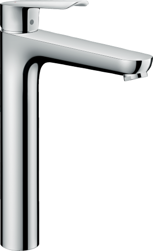 71162000 Logis E Смеситель для раковины 230, однорычажный c донным клапаном, хром
