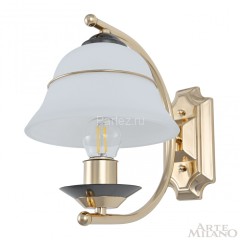 Бра Arte Milano 301240/1W Bk/Gd