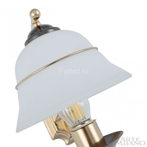 Бра Arte Milano 301240/1W Bk/Gd